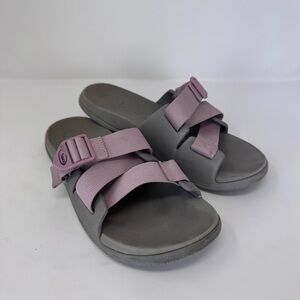 Chaco Womens Size 9 Chillos Slide Pink Purple Sandals Flats Shoes